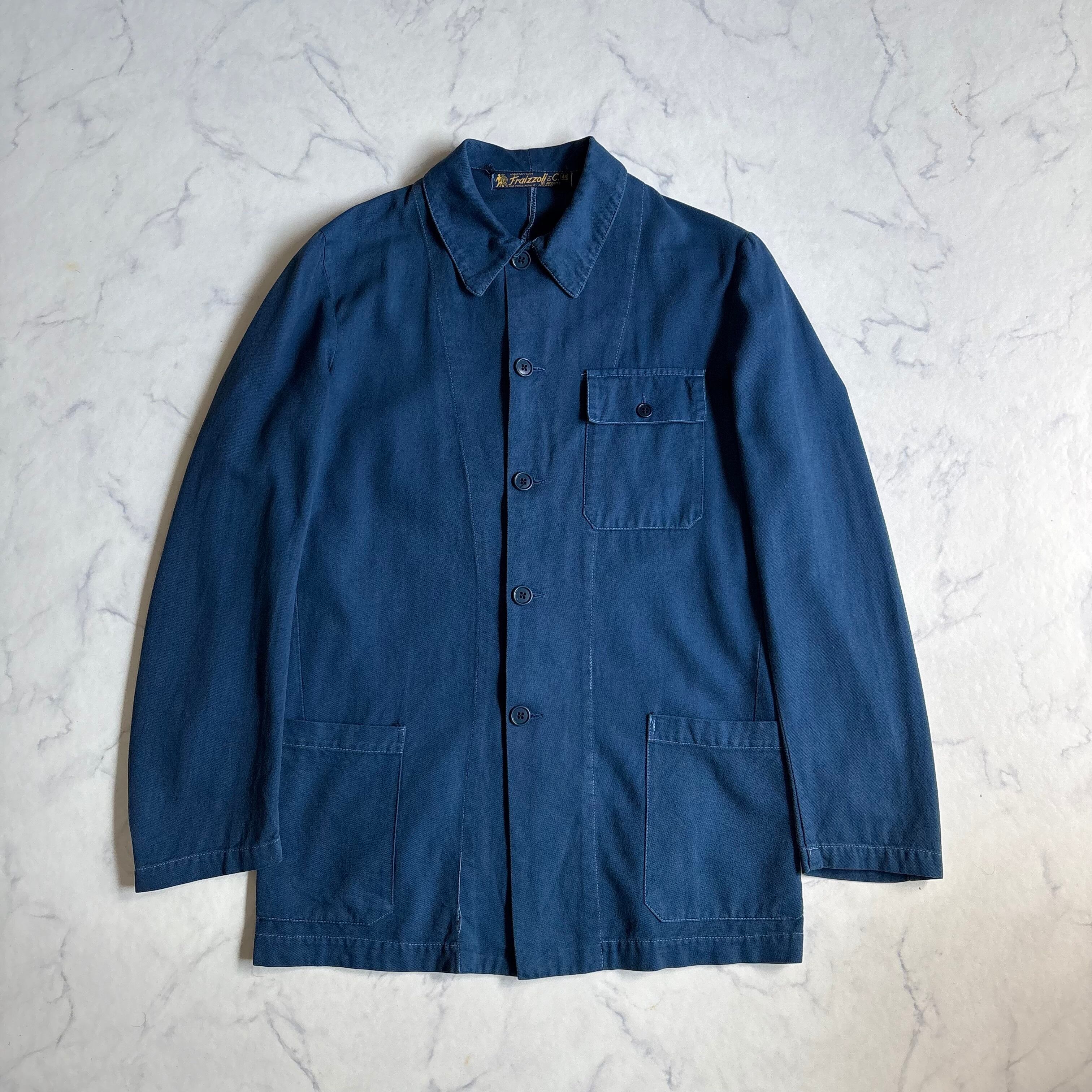 1950's Beau Fort Vintage French Work Black Moleskin Jacket ビュー