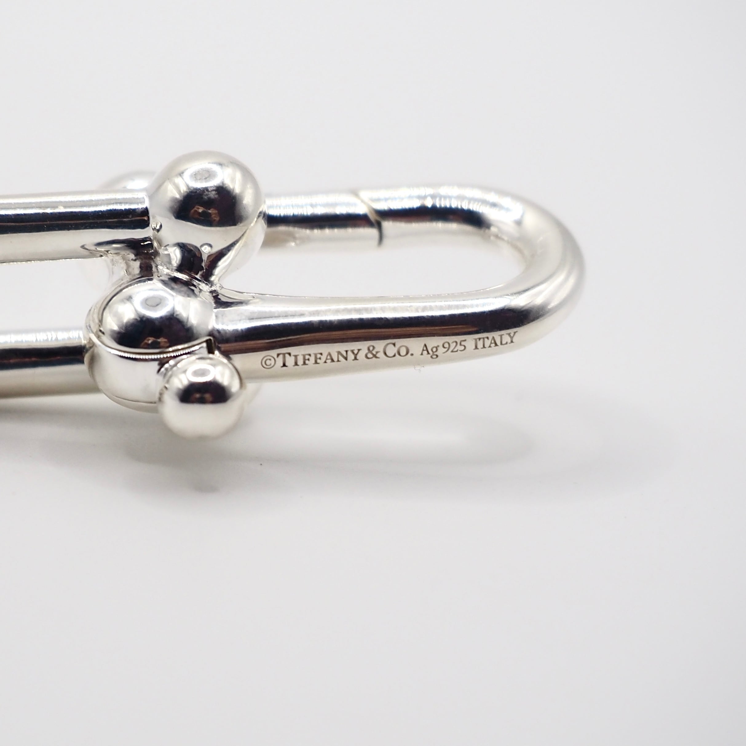 現行品】Tiffany&Co. ハードウェア ラージ リンクブレスレット 14コマ