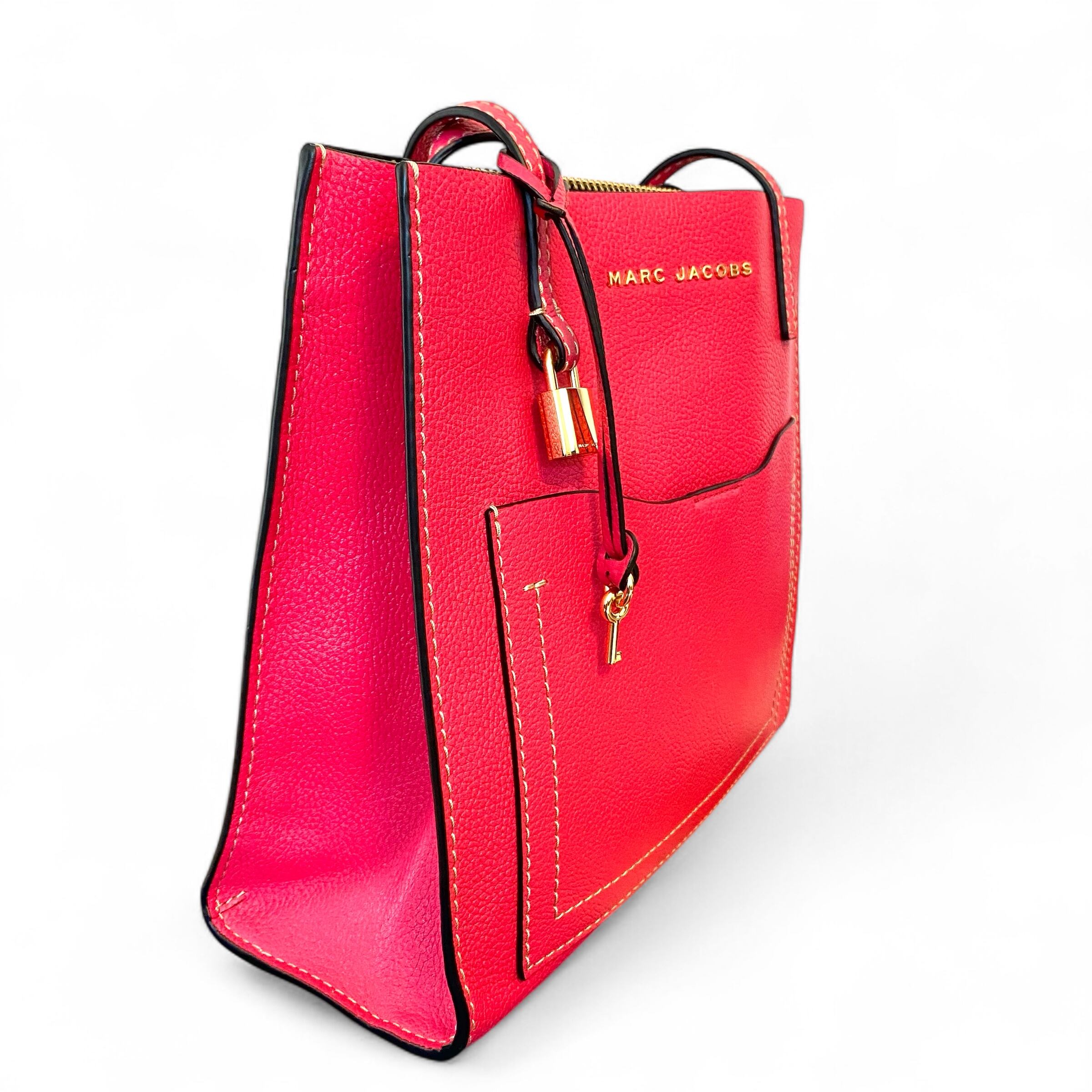 Marc Jacobs Leather Shoulder Bag Pink / マークジェイコブス レザー