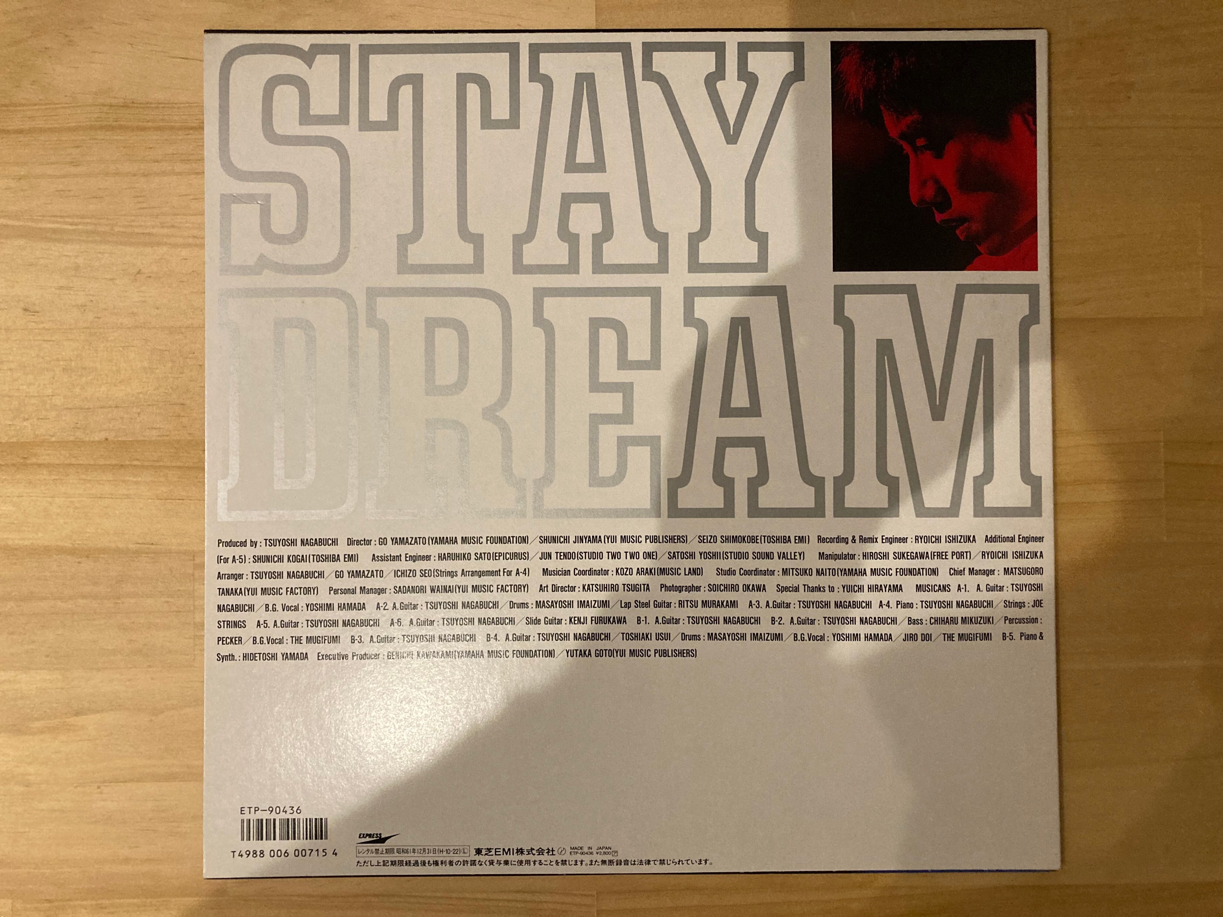 長渕剛 / STAY DREAM | sixteen records (シックスティーンレコード)