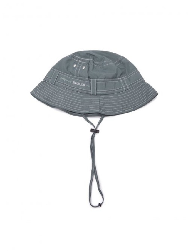 [MATIN KIM] MATIN STITCH SAFARI BUCKET HAT IN CHARCOAL