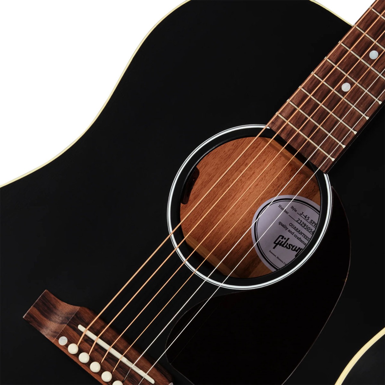 Gibson J-45 Special (Satin Ebony) [LR Baggs プリアンプ搭載エレアコ仕様]