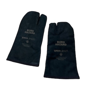 216020 LEATHER CAMP GLOVES / BLACK