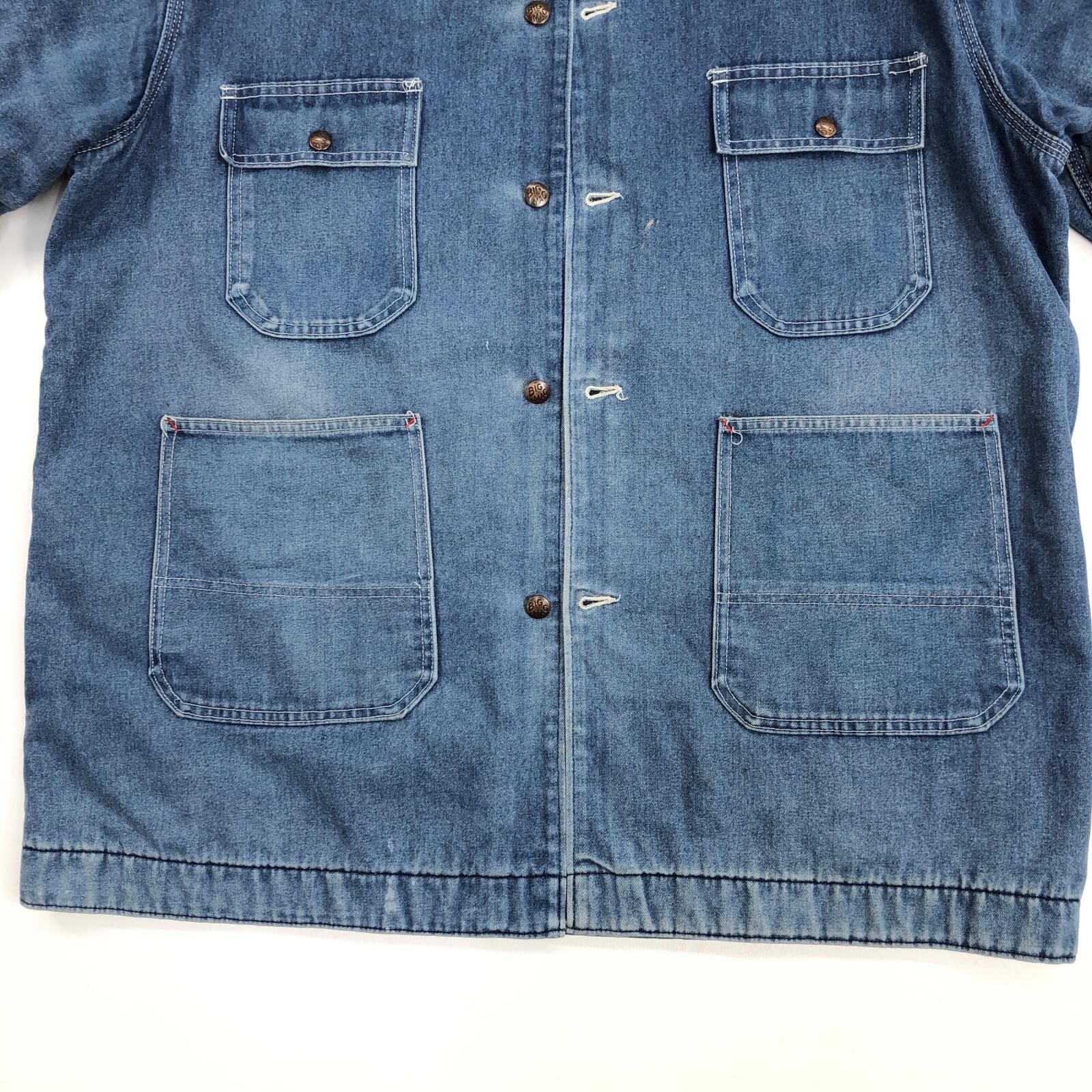 BIG MAC ビッグマック カバーオール 80年代 デニム 襟コーデュロイ 裏