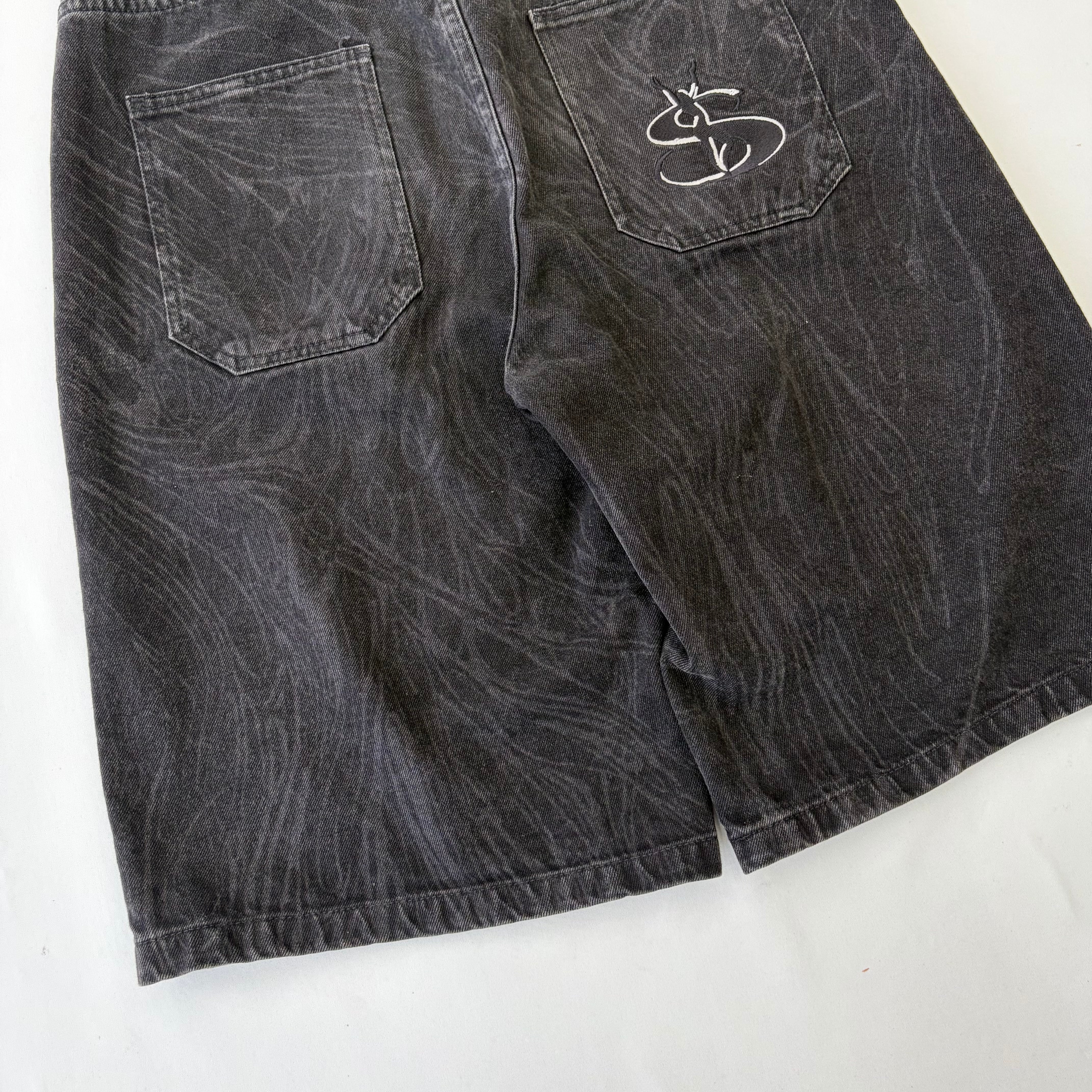 Yardsale デニムショートパンツ メンズ M ブラック ヤードセール 古着
