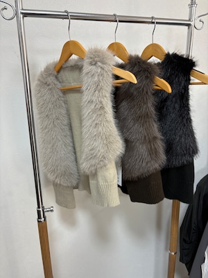 GALENA ショートファーベスト 5101