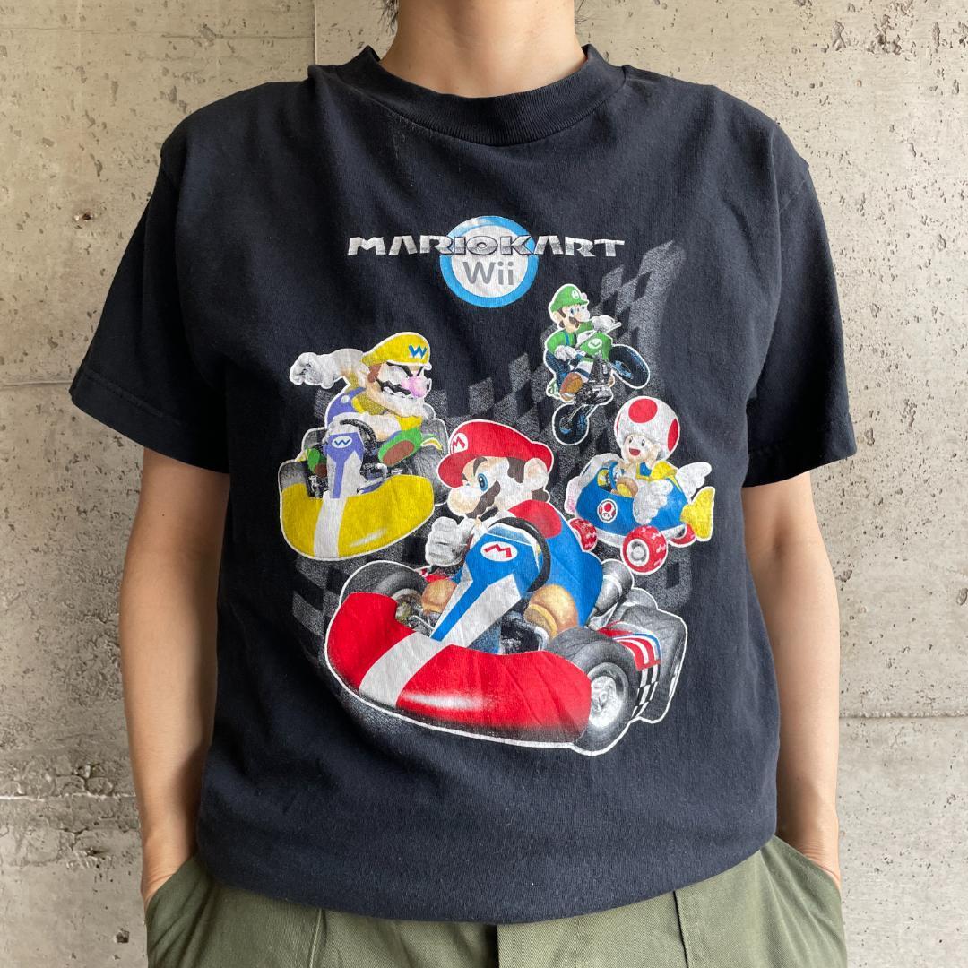 GF250B Tシャツ マリオカート wii ゲームT マリオ 00s 任天堂 GF250B Tシャツ マリオカート wii ゲームT マリオ 00s 任天堂