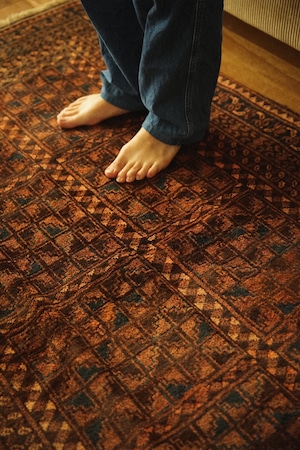 492-Semi Antique Turkmen rug