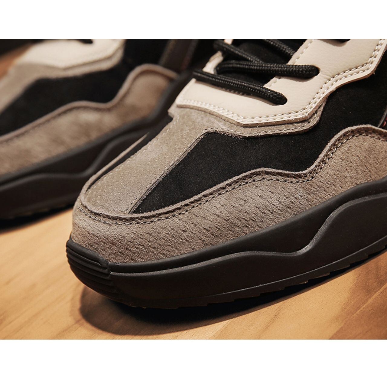 予約販売】ボア スニーカー メンズ ブラック カーキ C953 | Shoes Chou