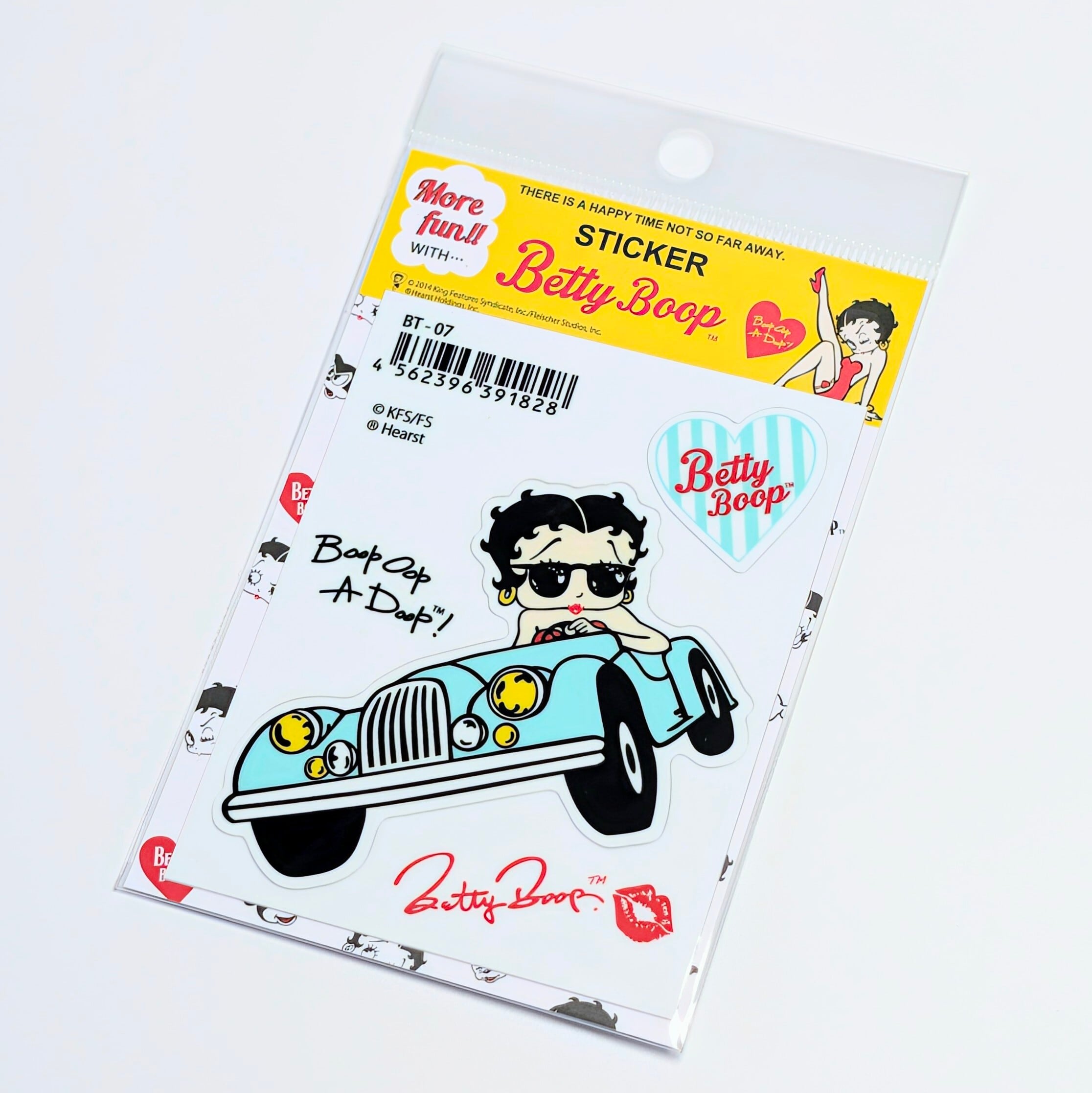 ✨️みんなメロメロ♡✨️送料無料！【 Betty Boop（ベティブープ） 】 STICKER（ステッカー）/ シール / ベティちゃん　〚アメリカン雑貨 アメトイ〛