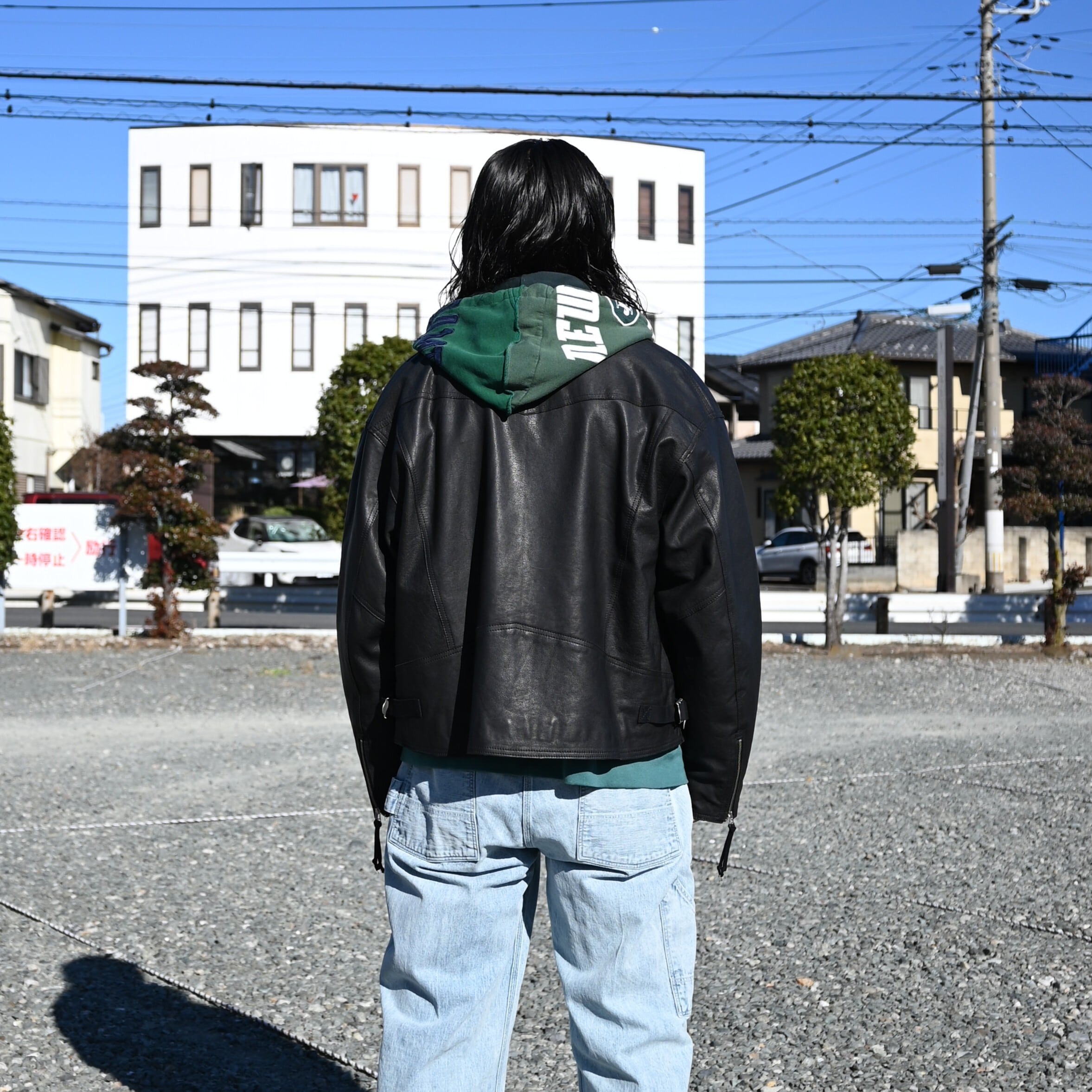 CCU / BAGGY RIDER JACKET スタイル | GANKO