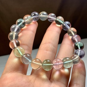 パステル系☆フローライト ブレスレット