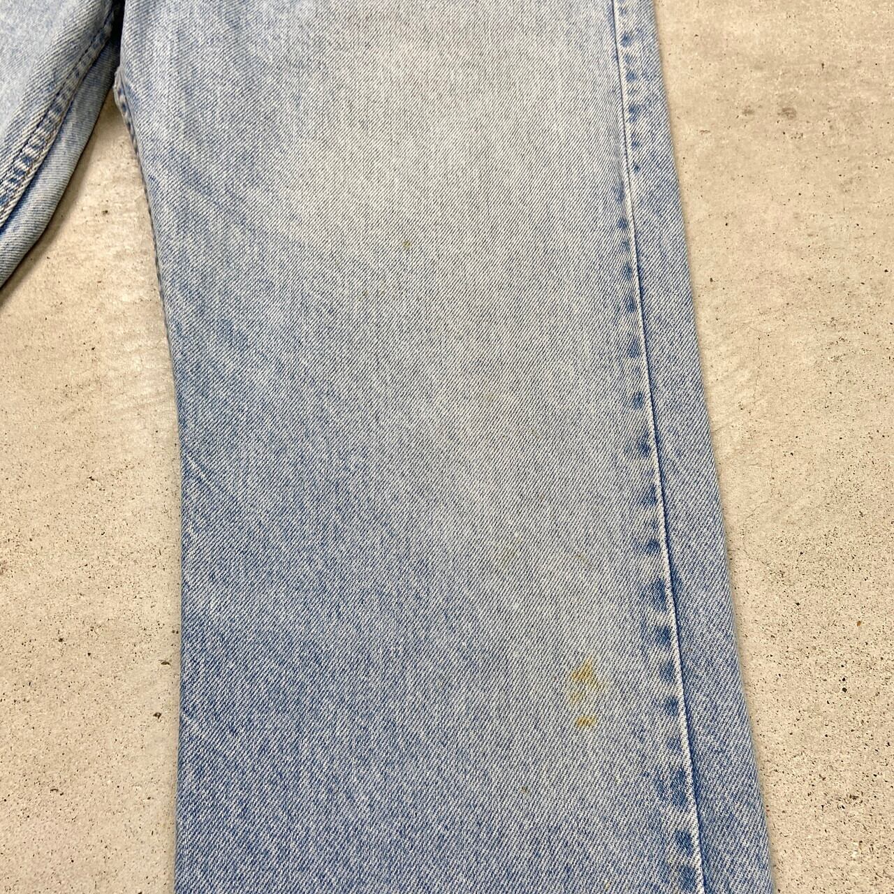 80年代~90年代 USA製 Levi's リーバイス 505 デニムパンツ オレンジ