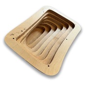 【木製クライミングホールド】DUAL JUGS-2 02 [R]