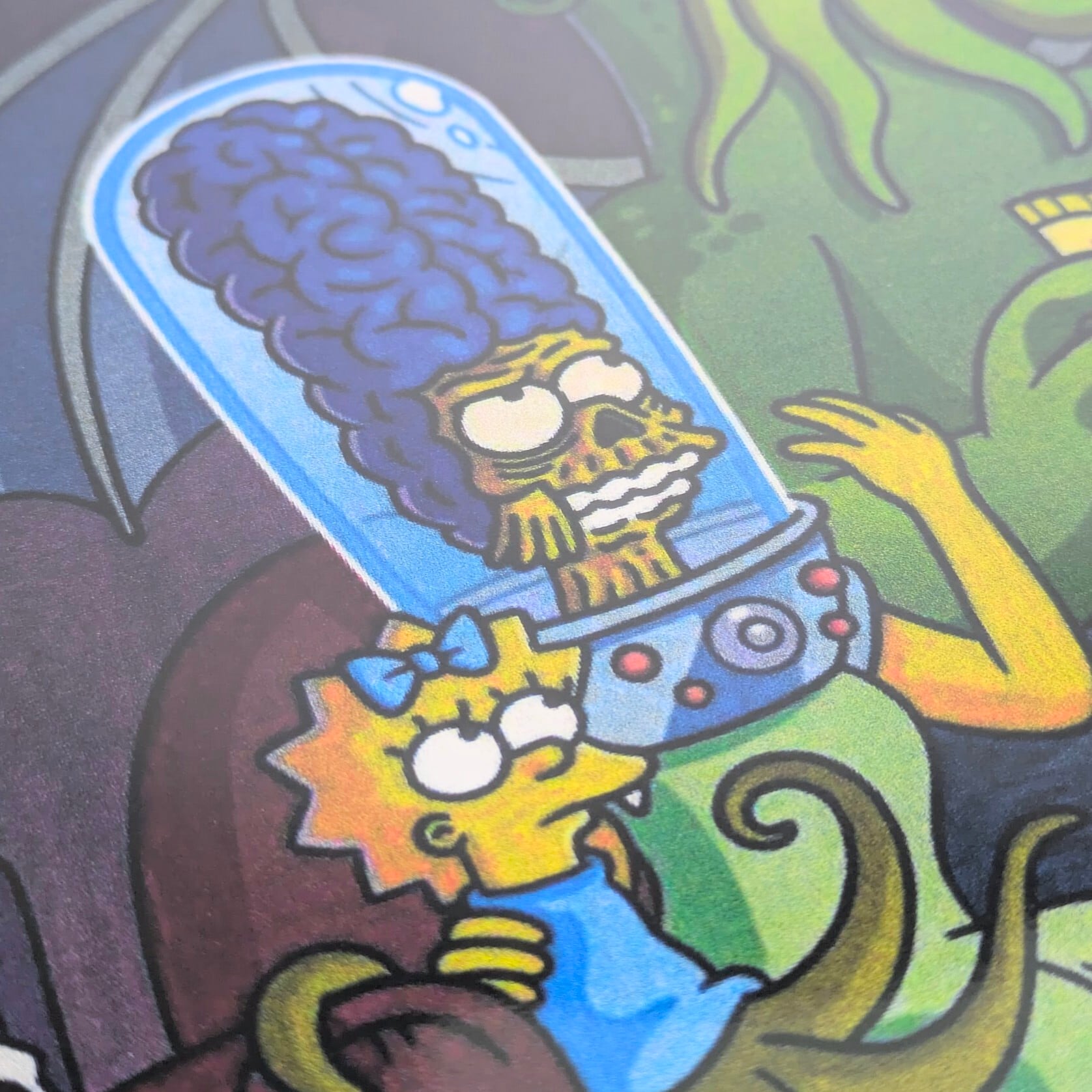 ♫ ちょうどいいB4ポスター ♫【 The Simpsons ( シンプソンズ )   】『Simpsons Illustrated #25』ボンゴ・コミックス社 / Jason Ho〚アメリカン雑貨 アメトイ〛