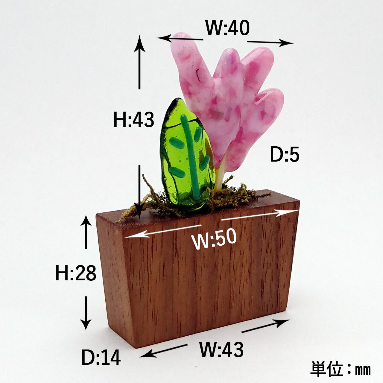 Lemon Works グラスアート マグネットオブジェ ダブルl Gallery Select Shop 縁