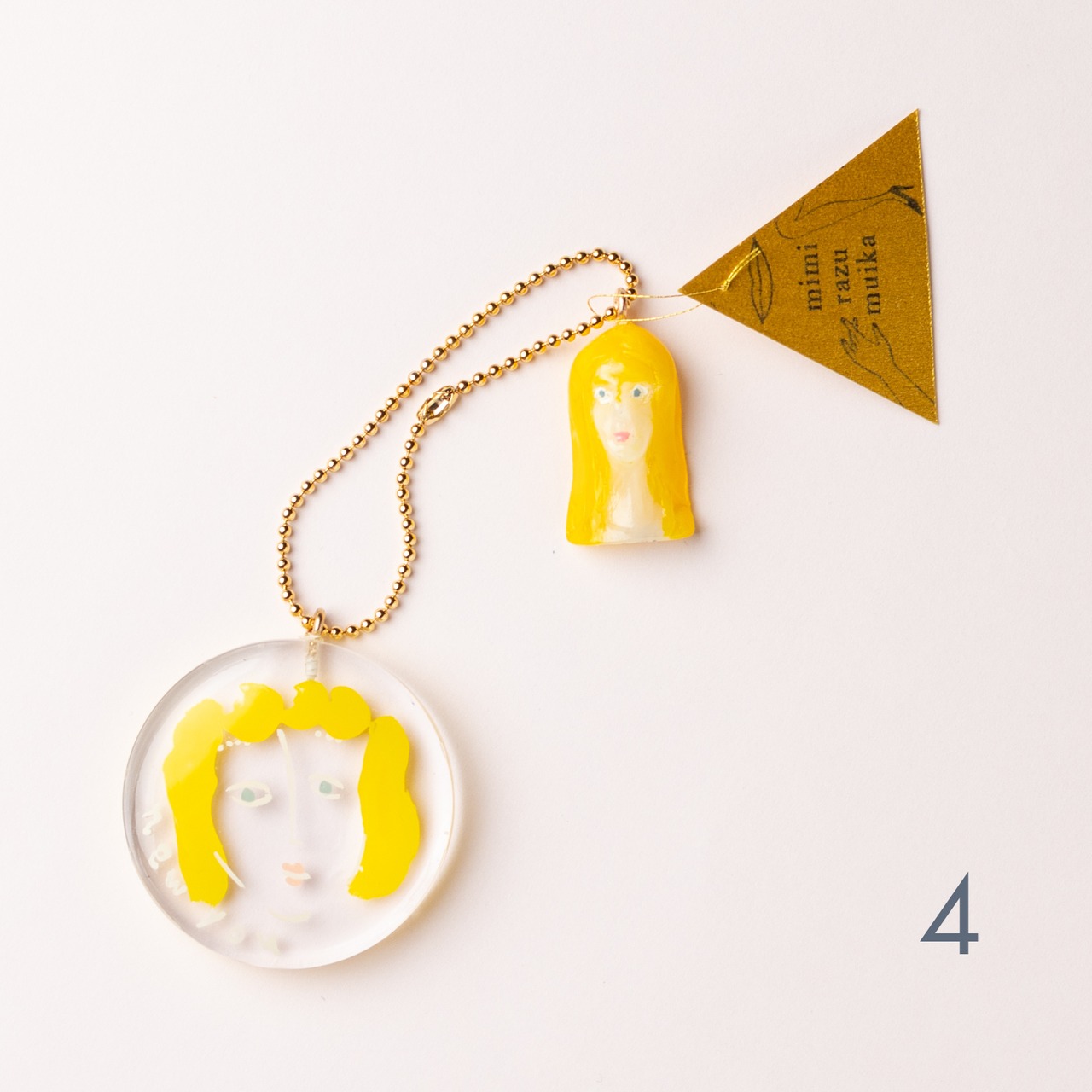 < mimirazumuika > 人のキーホルダー