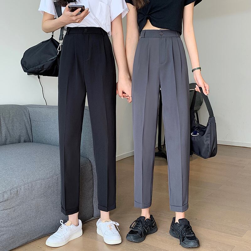 サマーカジュアルパンツ ハイウェスト ストリート 夏物 1号婦人48444268974