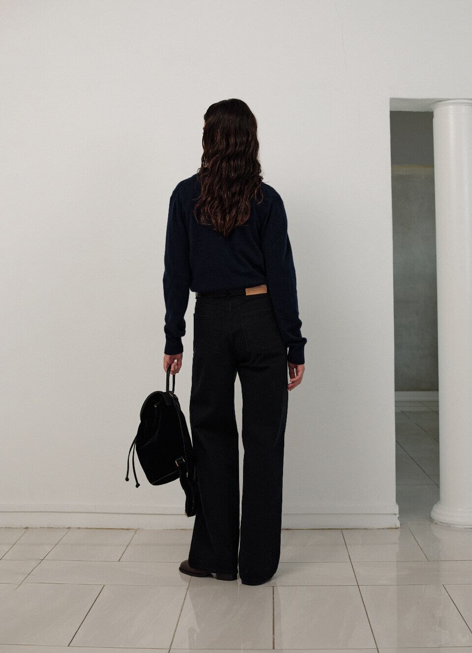 The Barnnet] Little Black Velvet Backpack 正規品 韓国ブランド 韓国