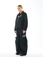 54A0 Deconstructed Draped Waist Jacket