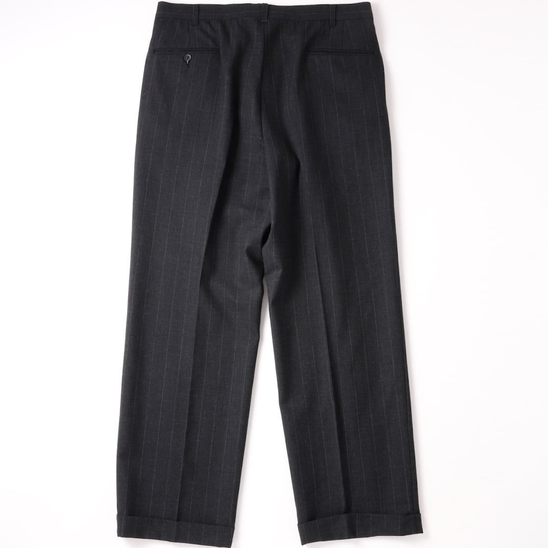 極美品】70s special vintage wool slacks pants W32 grey stripe made 極美品】70s special vintage wool slacks pants W32 grey stripe made