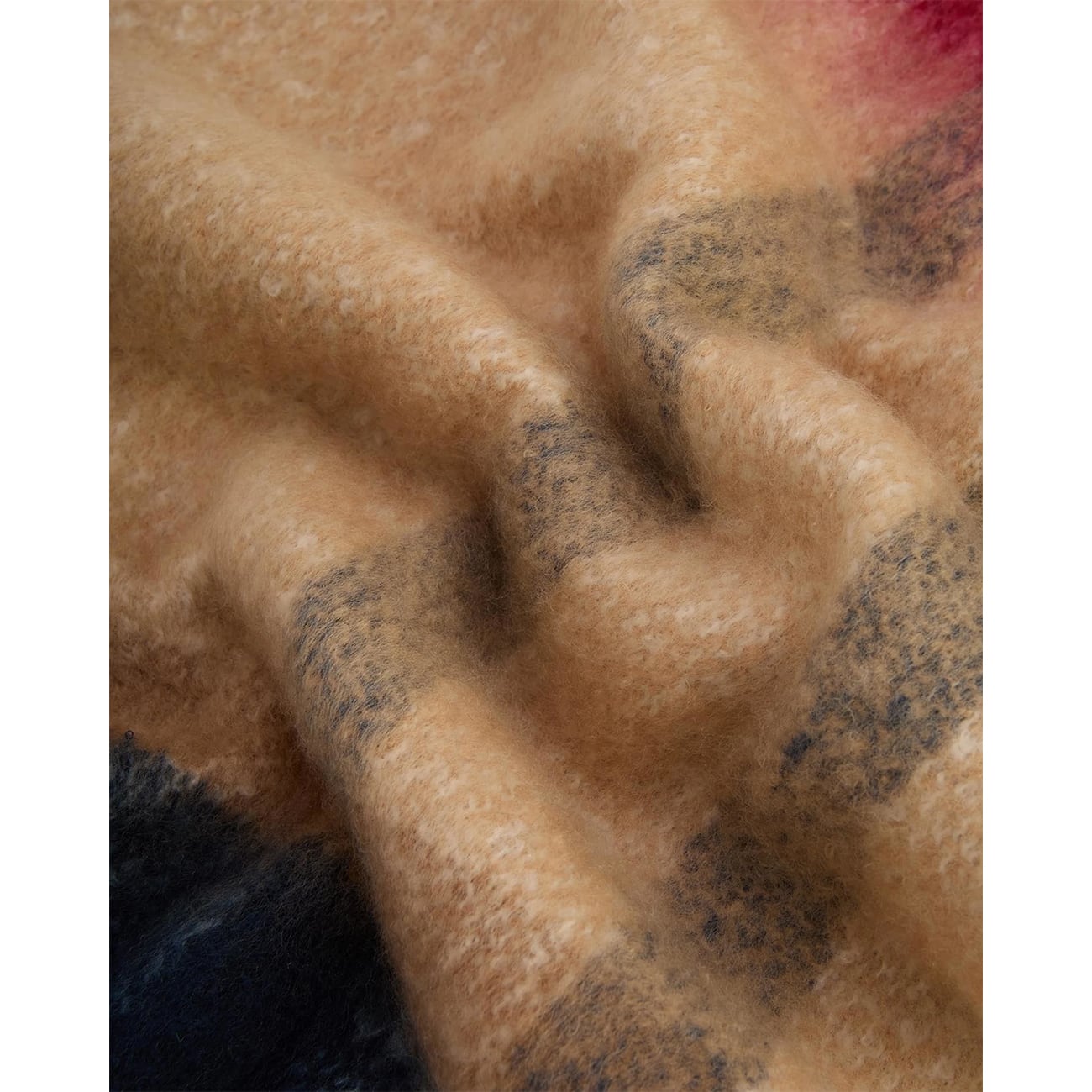 Barbour バブアー Isla Tartan Boucle Scarf Hessian Tartan アイラ