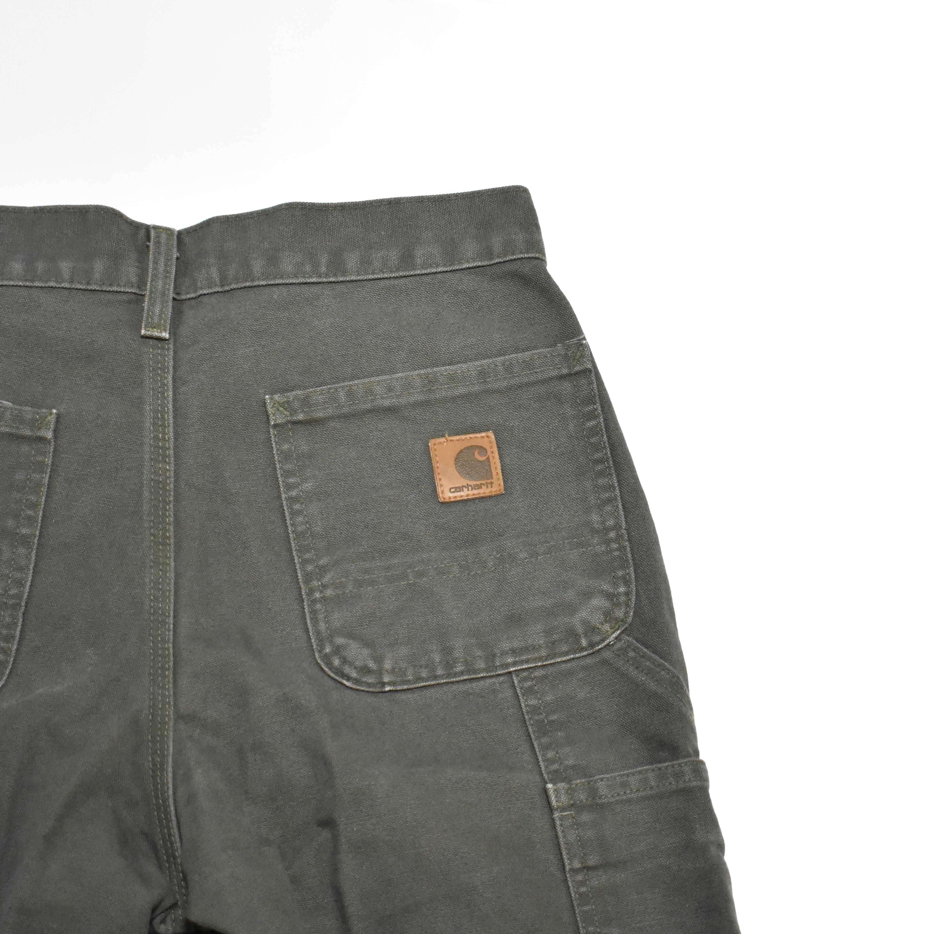 Carhartt USA B11 Washed Duck Work Pants Moss
