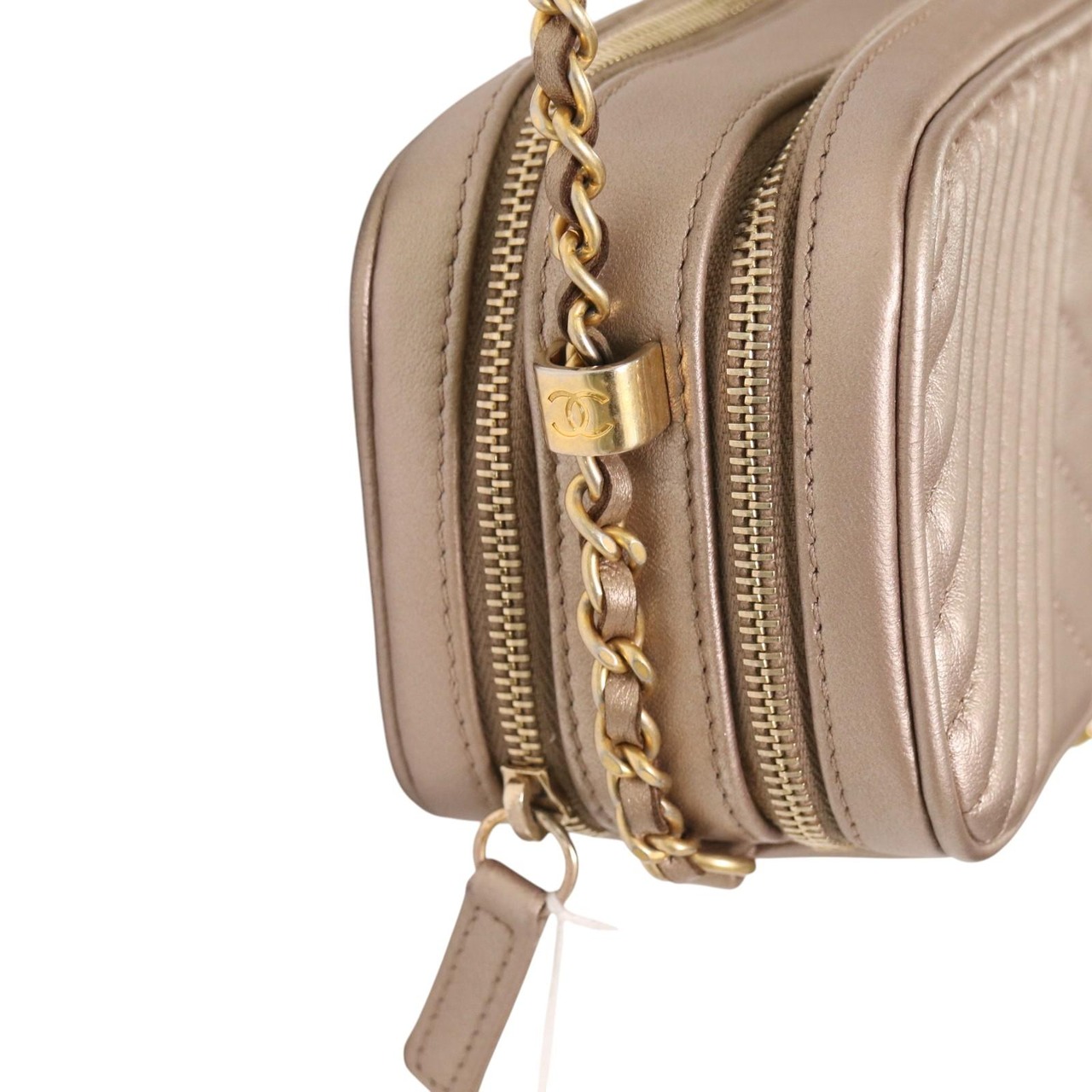 【最終処分SALE】CHANEL シャネル ココマーク  レザー ショルダーバッグ ベージュ A-7529