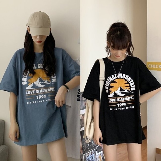 Tシャツ レディース 韓国 ファッション ロゴ プリント Tシャツ ビッグシルエット ストリート カジュアル オーバーサイズ tシャツ 夏 トップス レディース Vestito Tシャツ レディース 韓国 ファッション ロゴ プリント Tシャツ ビッグシルエット ストリート カジュアル オーバーサイズ tシャツ 夏 トップス レディース Vestito
