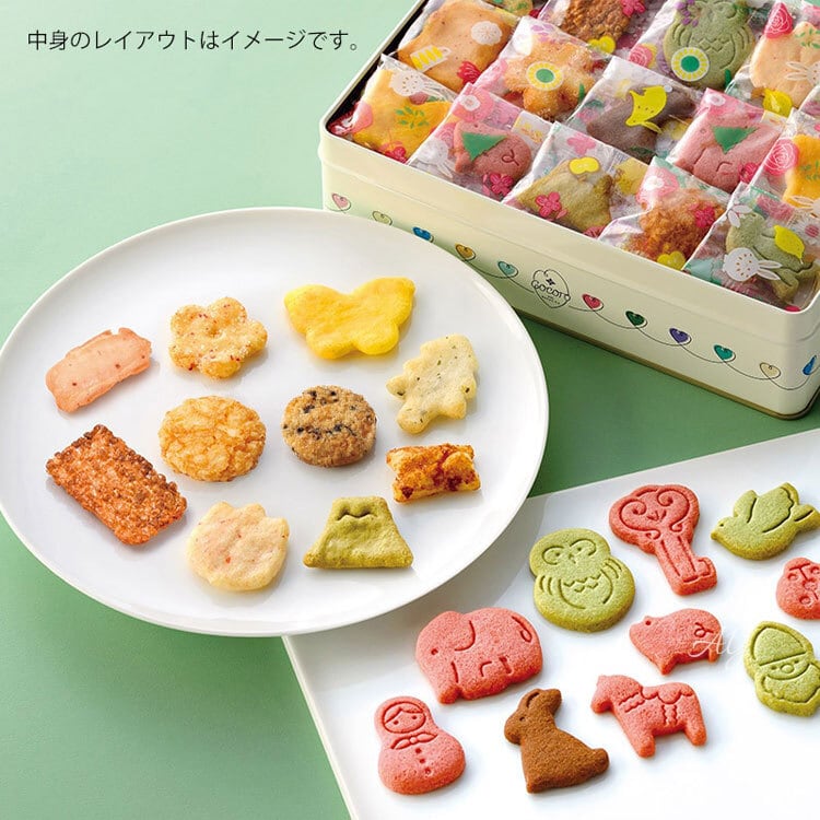 送料無料】お菓子 ギフト麻布十番 あげもち COCORO irodori-Cocoro