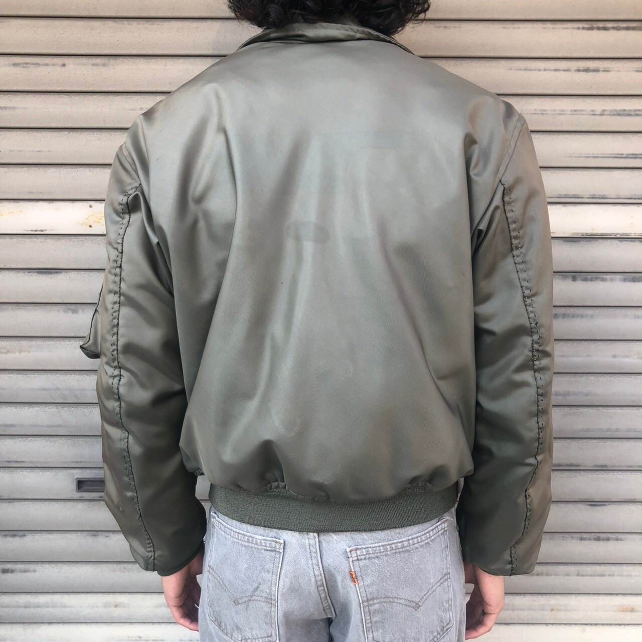 名作 80s 米軍実物 CWU-45P フライトジャケット ミリタリー USAF 