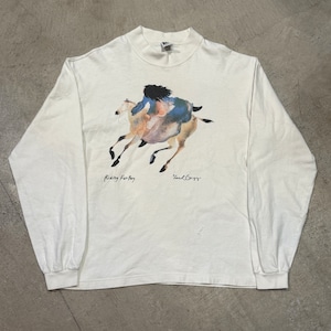 1990'S CAROL GRIGG RIDING FARBOY L/S T-SHIRT