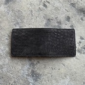 【直営店限定商品】ビルフォールド サンタフェ ヌバック クロコダイル(ブラック)