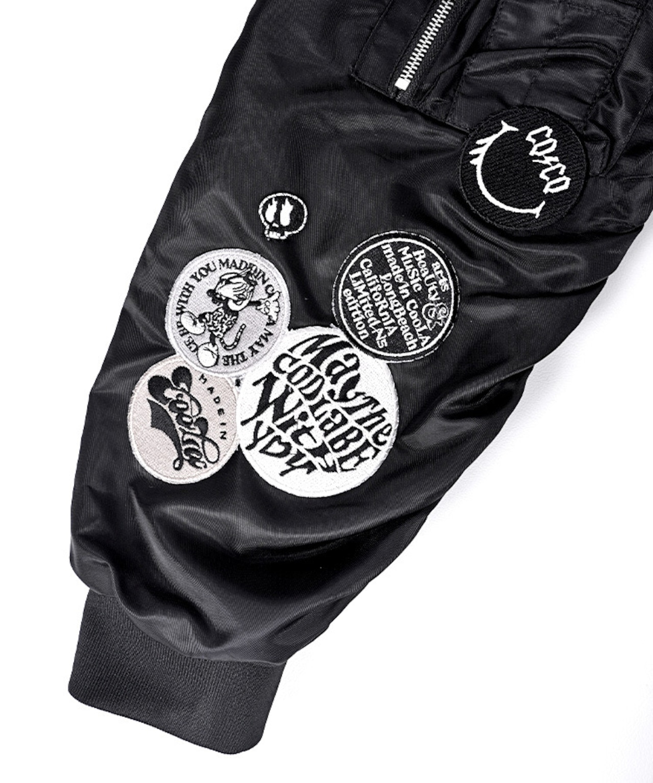 【ATELIER LINE】-TYPE C - ギャザースリーブフーディードッキングMA-1 CQ-47005H