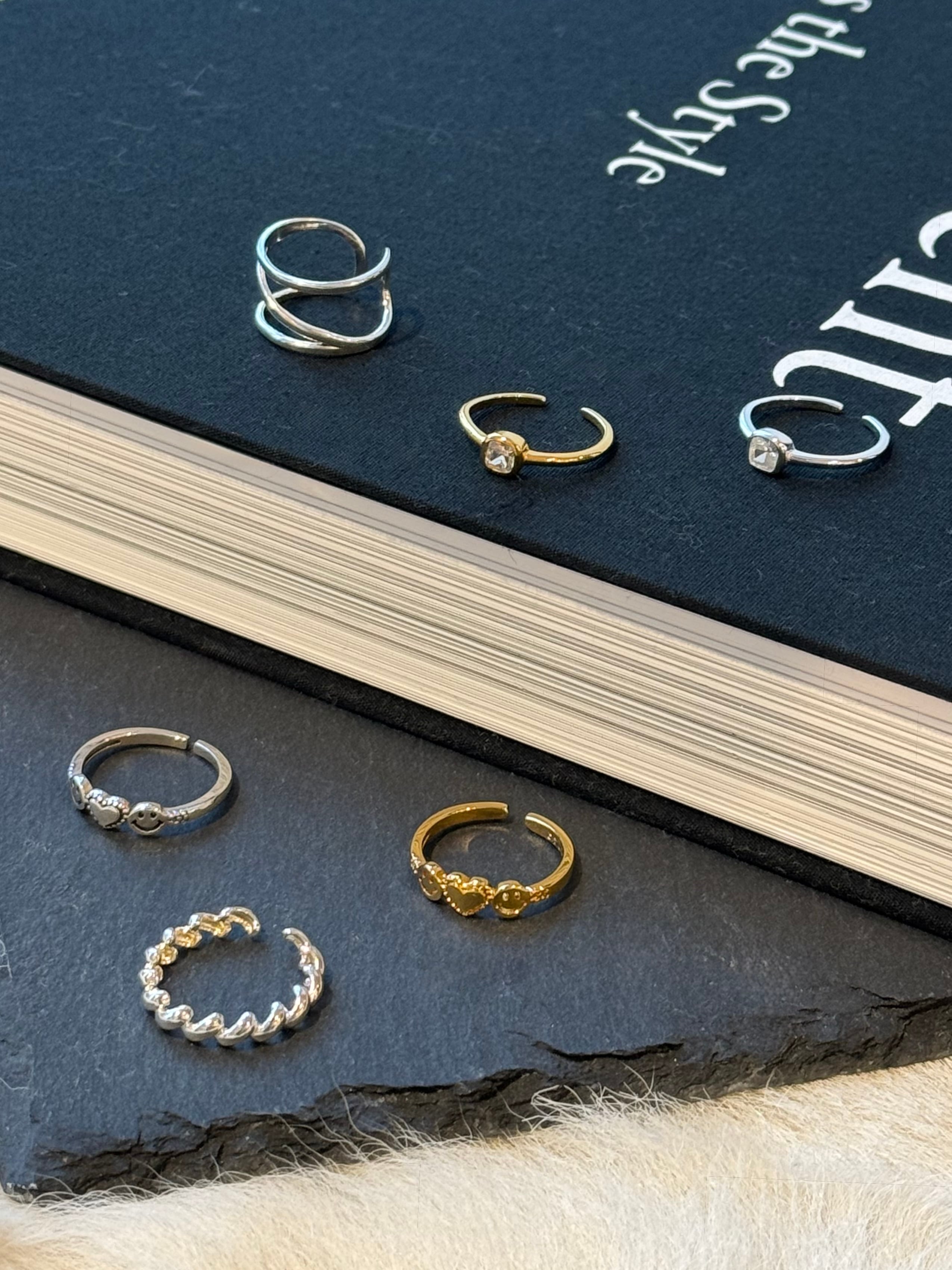 silver925 pinkie ring