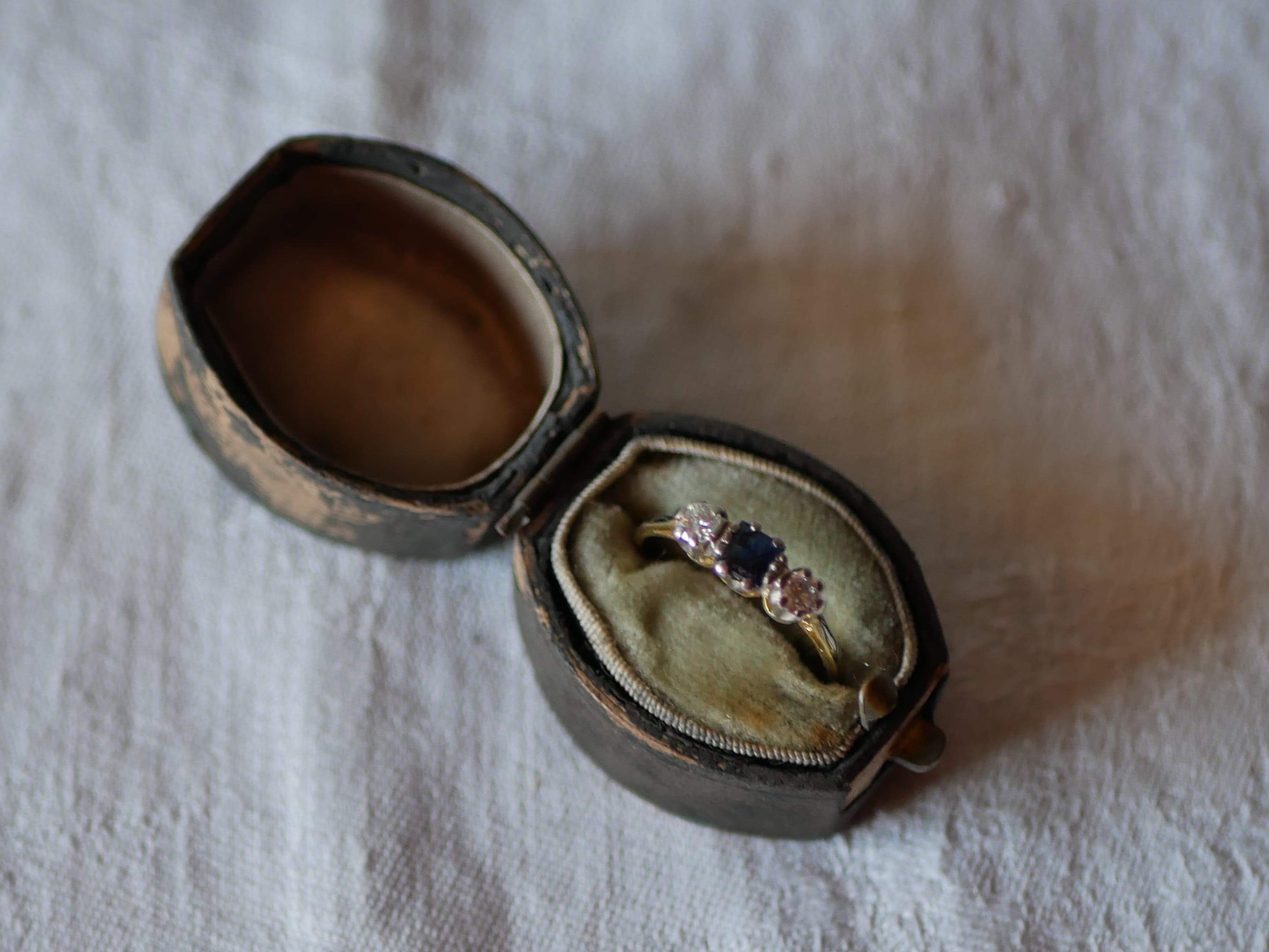 英国アンティーク ジュエリーケース リング用