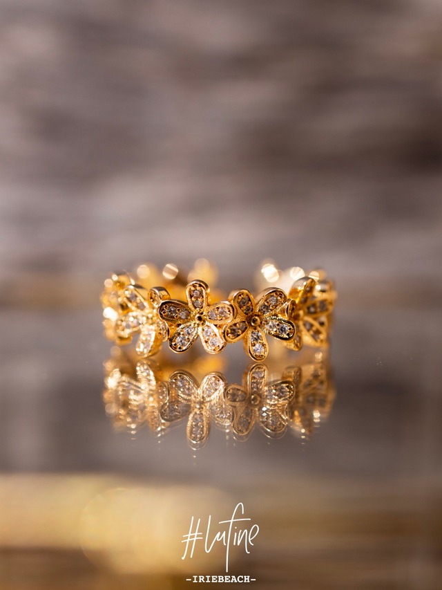 【#lufine】Flower ring  #3