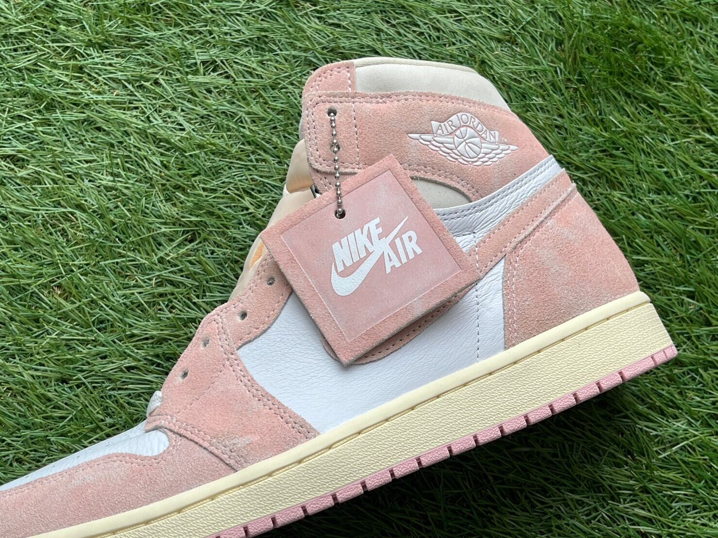 NIKE W AIR JORDAN 1 RETRO HIGH OG WASHED PINK FD2596-600 29cm