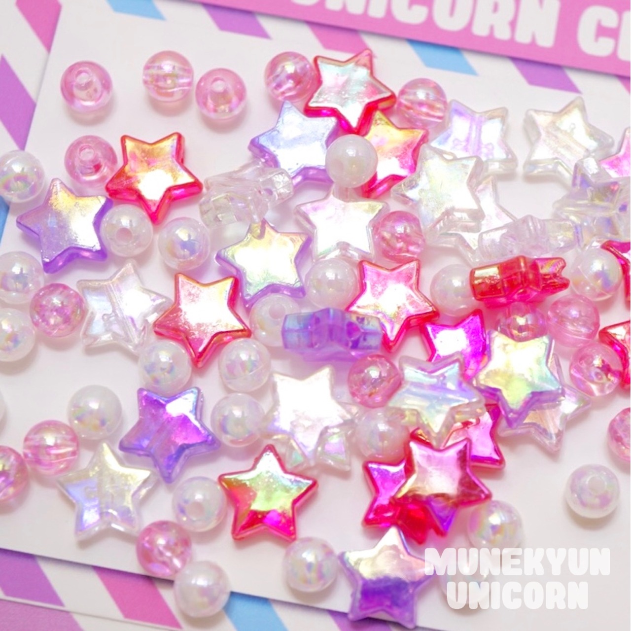 #O278【80g】オリジナル ミックス ビーズ <スターベリー>