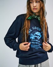 キャンパーDOGプリントベーシックTOPS (NAVY)　CQ-49072