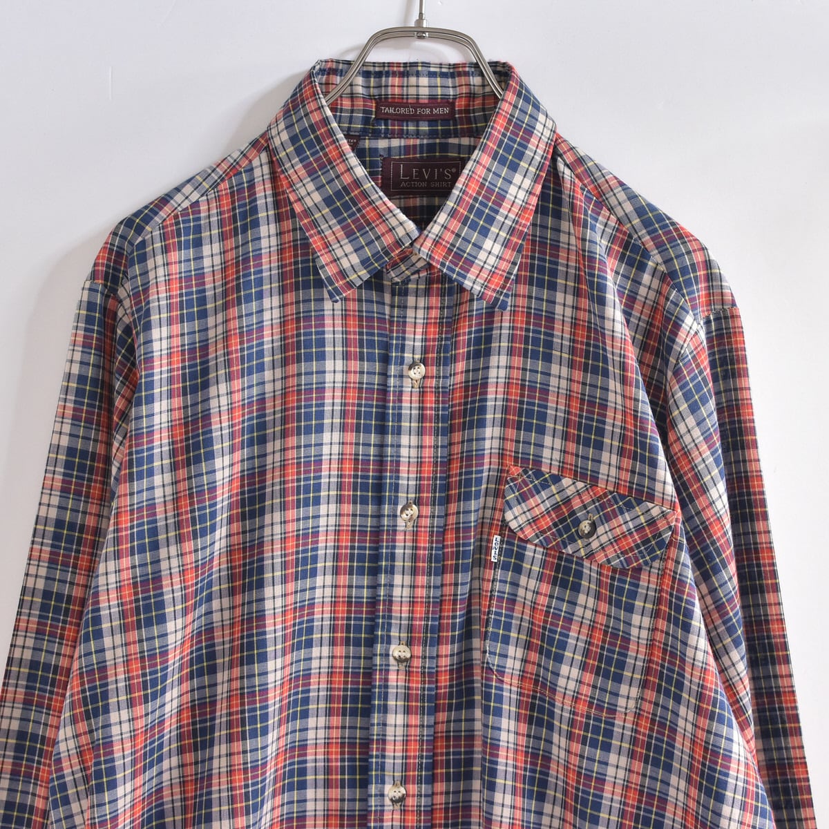 s アメリカ製 Levi's ACTION SHIRT リーバイス チェックシャツ