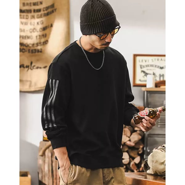 Stripe design sweat P747