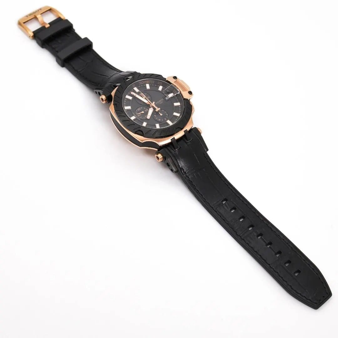 稼働 美品 TISSOT T-RACE 腕時計 自動巻き クロノグラフ 3830 | Like a