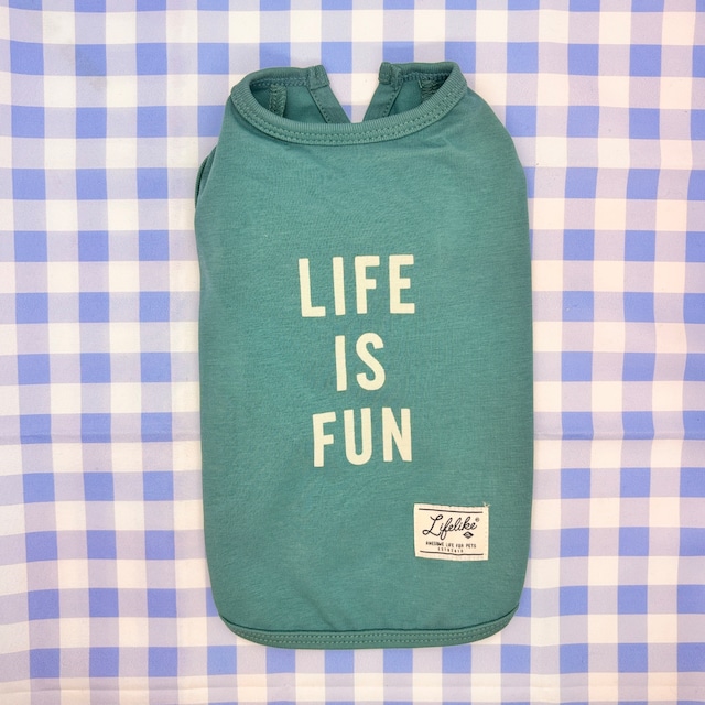 犬服　ICEライフイズタンク [サイズ: 5号〜] [カラー: ターコイズ]