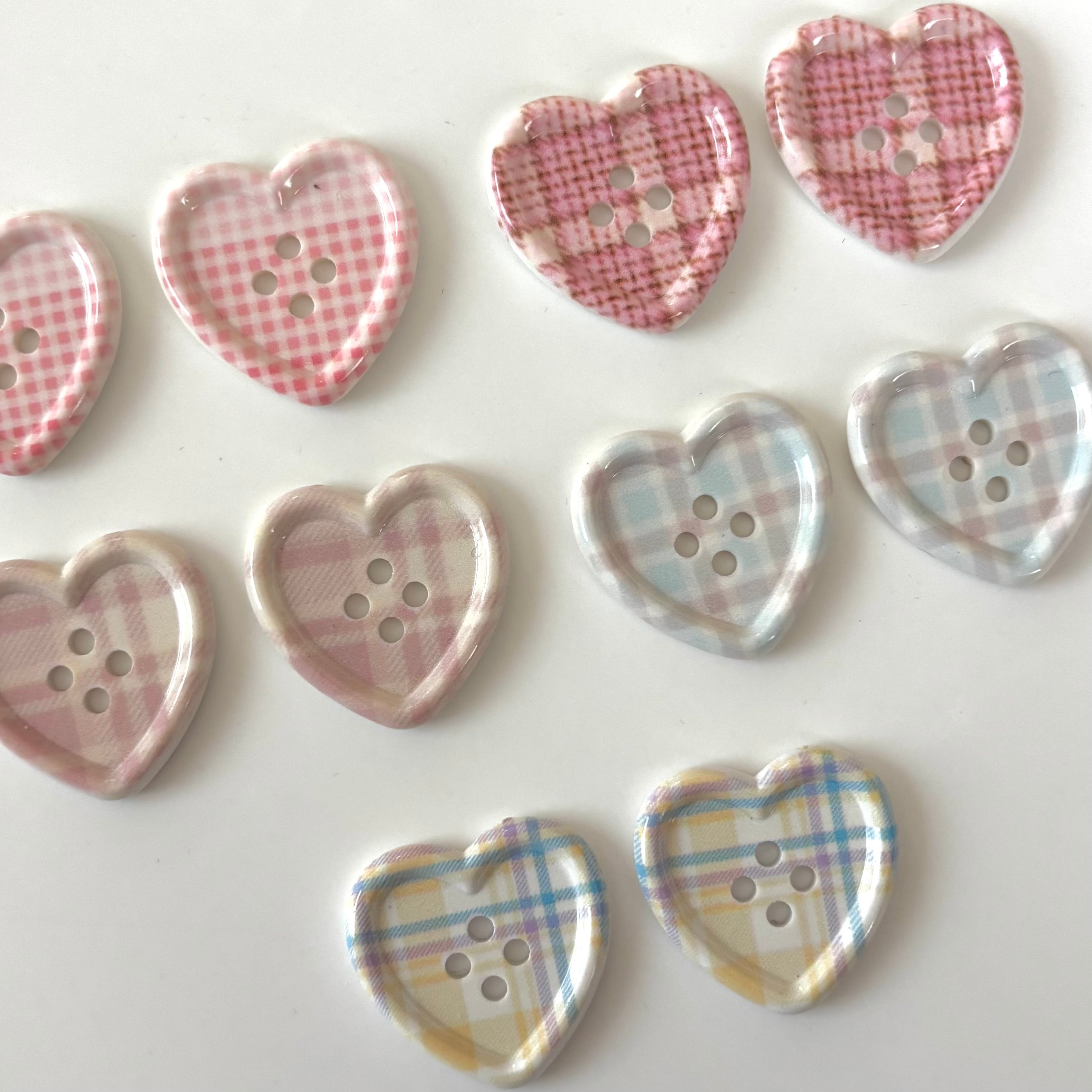 heart ボタン / 2個売り