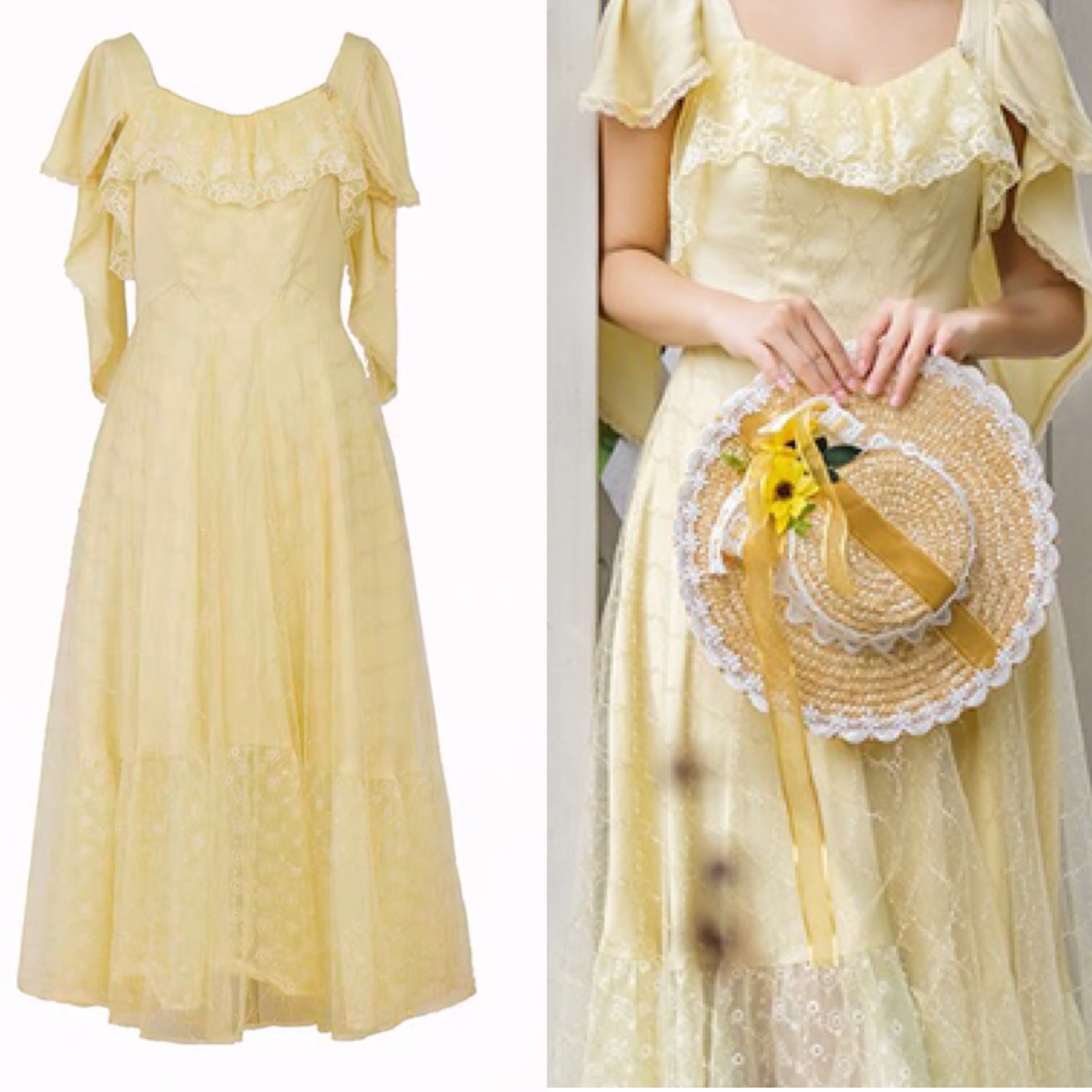 garland ガーランド　花柄　ワンピース　アンティーク　森ガール garland ガーランド 花柄 ワンピース アンティーク 森ガール