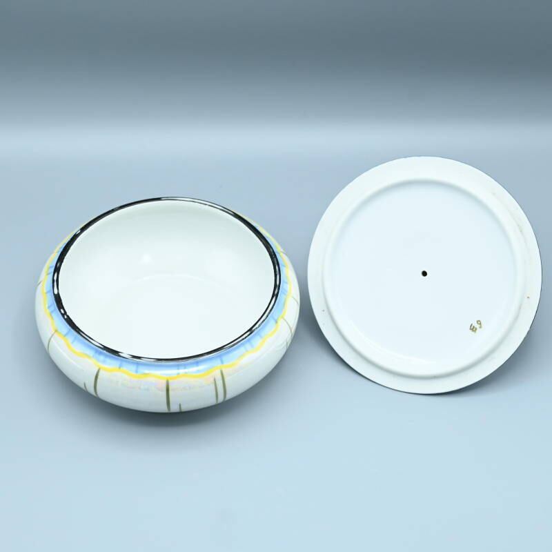 Noritake オールドノリタケ アールデコラスター彩女性文キャンディ