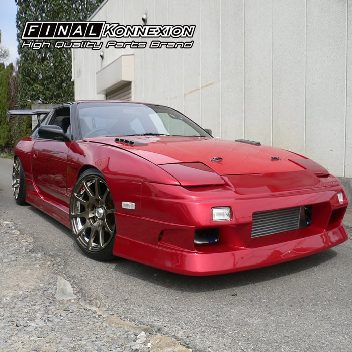 180SX リアアンダースポイラー FRP 社外品 純正タイプ