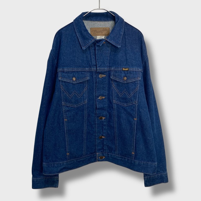 90s Wrangler USA製デニムジャケッ4つポケ　L 74145PW