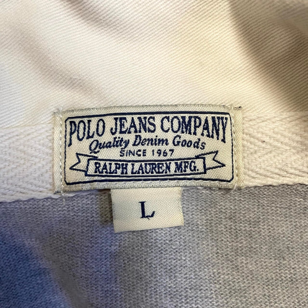 POLO JEANS COMPANY ラルフローレン 星条旗 長袖 ラガーシャツ メンズL